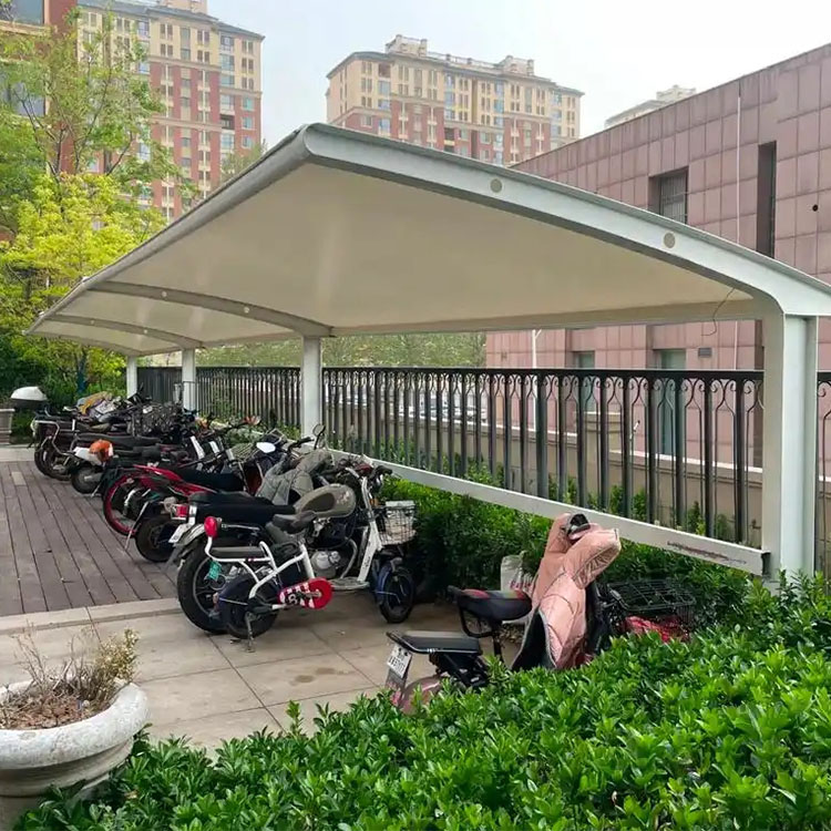 汝城县膜结构电动车棚